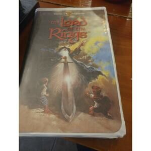 Lord of the Rings animated VHS video tape Family Entertainment.